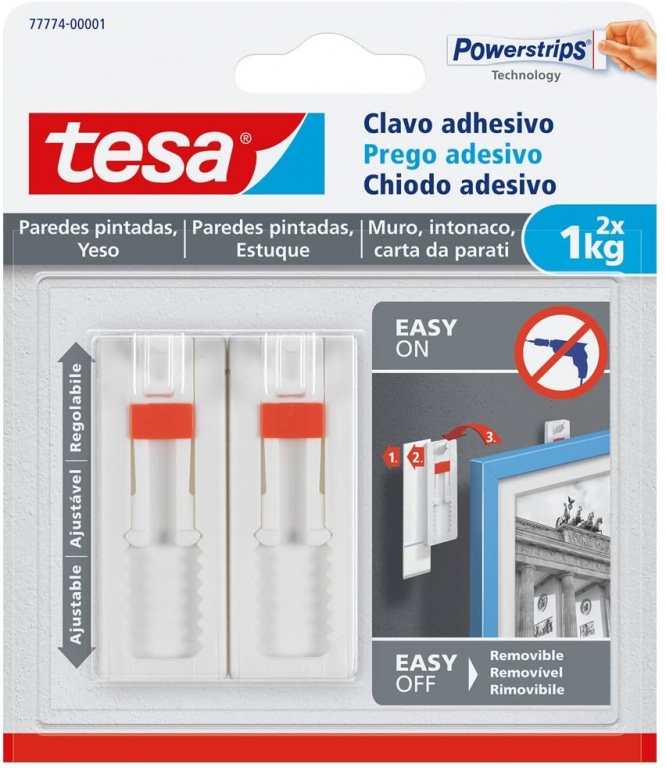 CLAVO ADHES.TESA POWERSTRIPS 1.0KG 77774