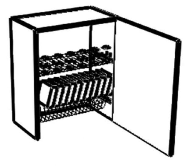 MODULO COCINA ALTO PLATERO DE 70X70