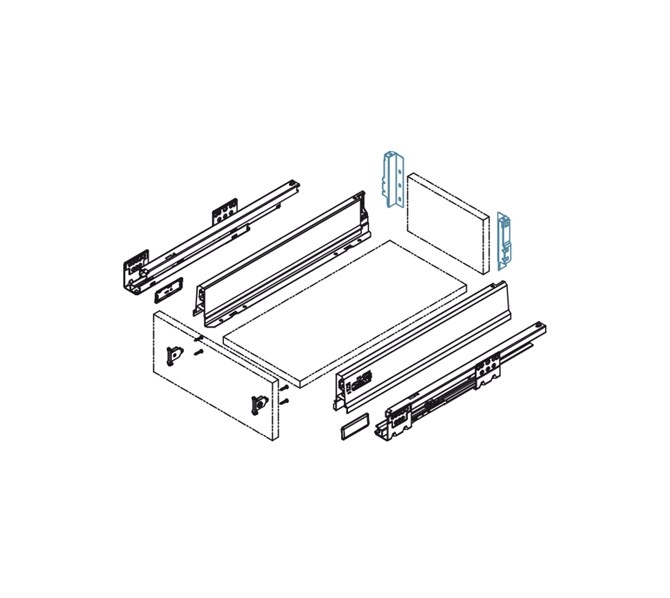 SET C/MODULAR NOBATECH H-190 BLANCO.24876