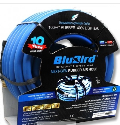 MANGUERA AIRE-GOMA AZUL 8mm x 10 MTR