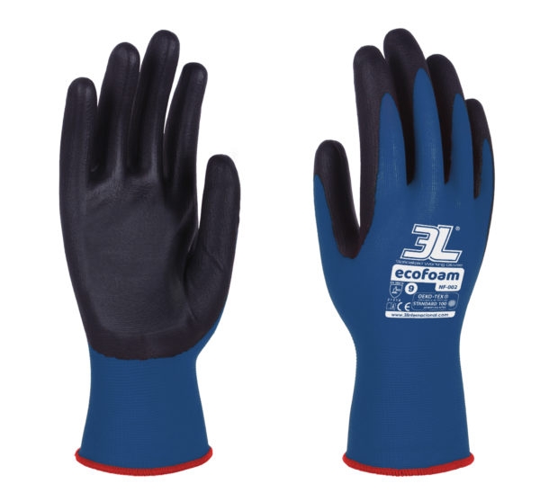 GUANTE NYLON/NITRILO ECOFOAM T/10 S/COSTURA 3L