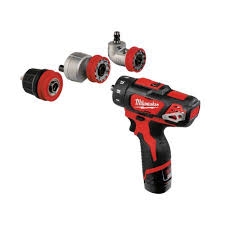 TALADRO MILWA.M12FPDXKIT-202X(3CABEZALES)
