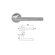 MANIVELA ROSETA TELLUS INOX L INOX 20100