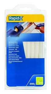 BARRA TERMOFUSIBLE 12x190mm 250g. TRANSPARENTE