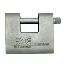 CANDADO RECTANGULAR BLINDADO FAC 80-R