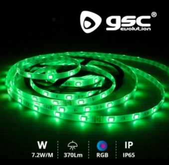 ROLLO LED 5 MTR.7.2W IP65.RGB 24V 1504593