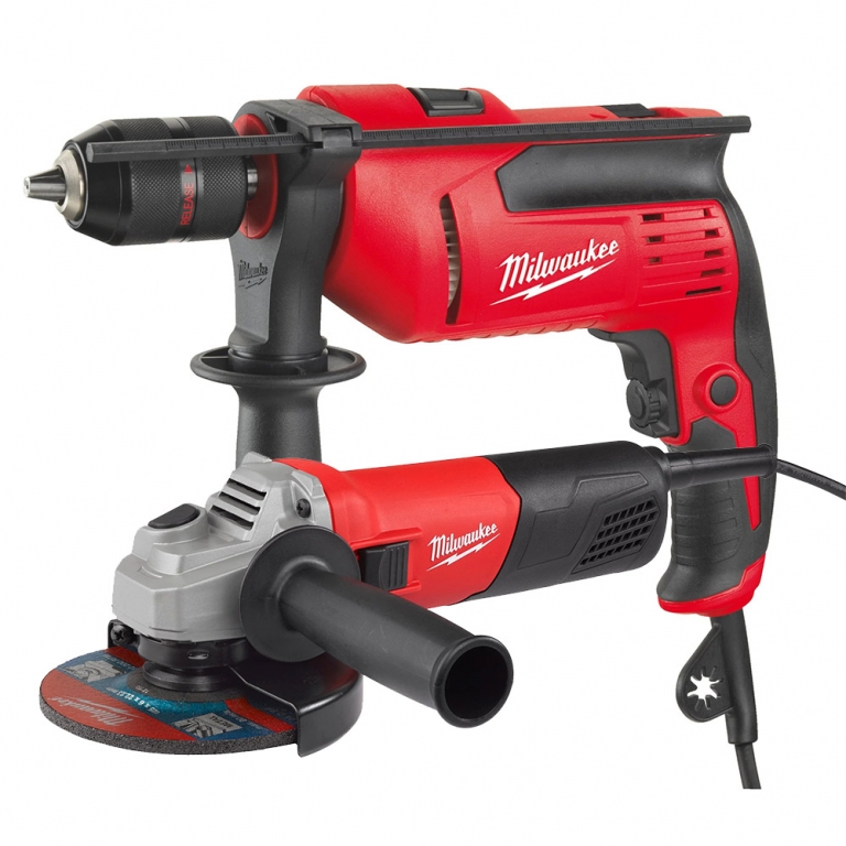 TALADRO PD705+AMOLADORA AG800 MILWAUKEE