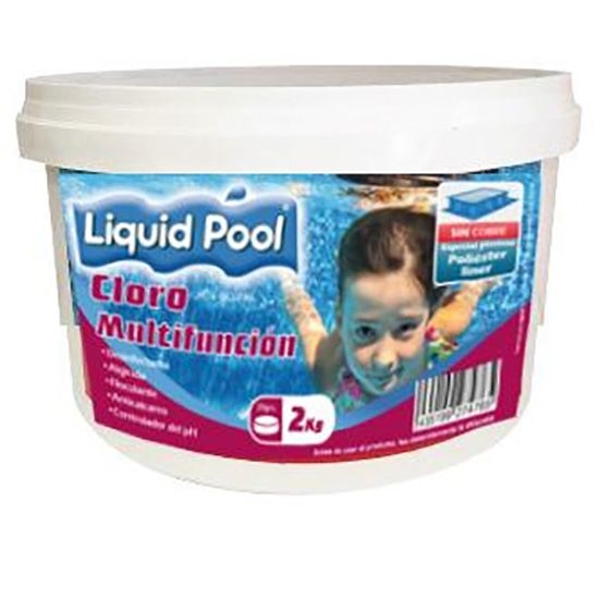 CLORO 5 EFECTOS S/COBRE 2KG.TABLETAS 20GR