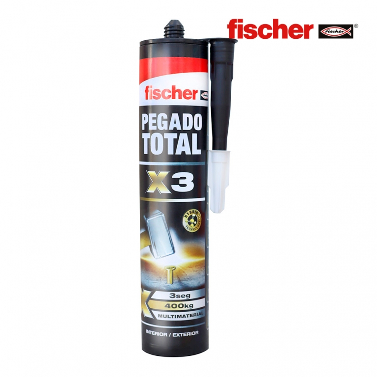 ADHESIVO MONTAJE PEGADO TOTAL X3 FISCHER