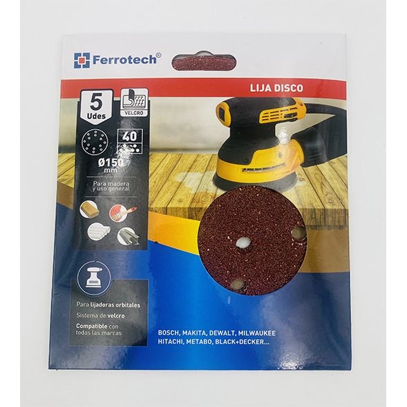 BLISTER LIJA 5und DISCO 150 P.80 27565