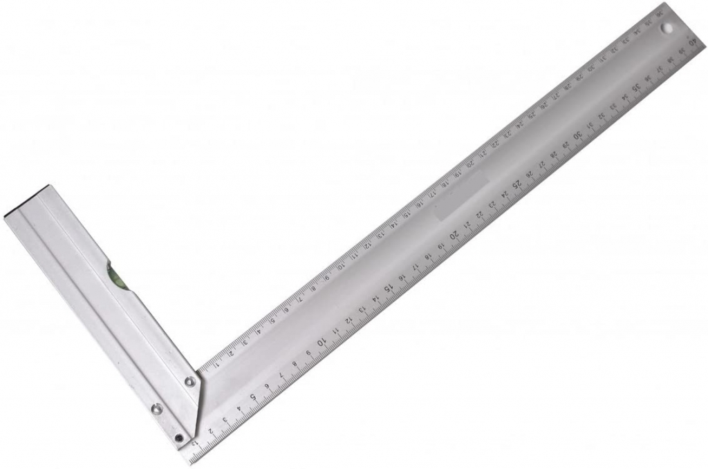 ESCUADRA CARPINTERO 40.CTMS.DOGHER ALUMI.