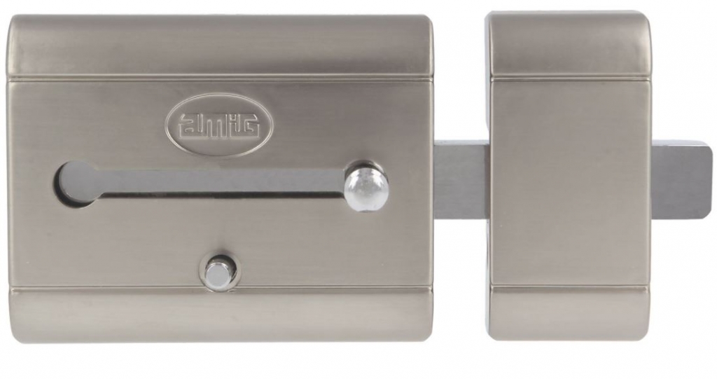 CERROJO 15 PLUS SEGU  98x77 CROMO MATE
