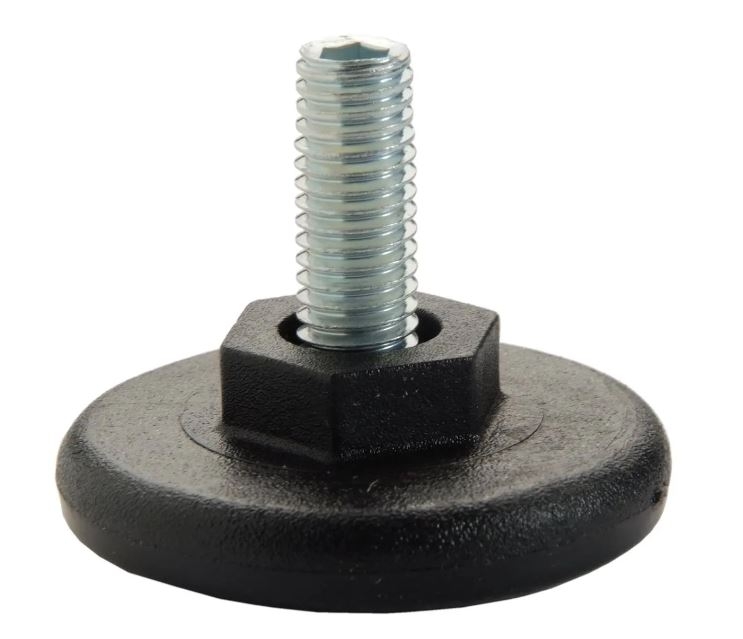 PATA NIVELADOR M8X20 NEGRO  A-4620