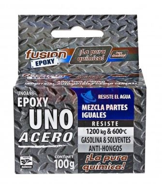 EPOXY UNO ACERO UNON98 100g ACERO