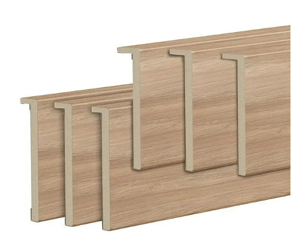 TAPETA MELAMINA DM EXT ROBLE 80x13 2.20 MTS.