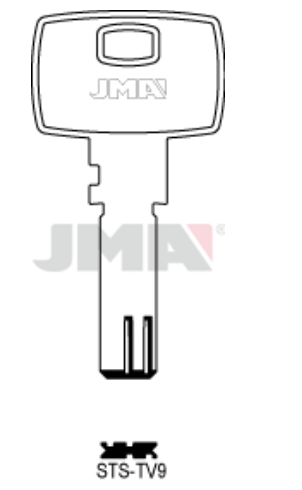 LLAVE SEGURIDAD STS-TV9 ALPACA