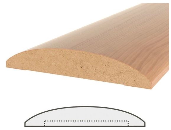 MOLDURA DM BARNIZ MML ROBLE  9x16 DM 2.20 MTS.