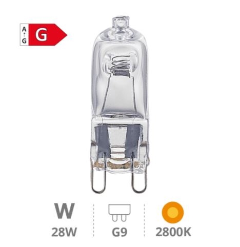 LAMP. G9 HALOGENA 28W 350LM 0200440