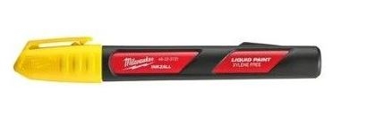 MARCADOR MILWAUKEE LIQUIDO P/REDONDA AMARILLO