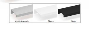 TIRADOR 2459 1900041 ALUMINIO BLANCO