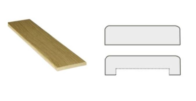 TAPETA DM ROBLE BARN   70x10  2.50 MTS.