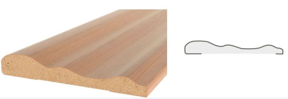 MOLDURA SAPELY   9x12 DM CRUDO 2.70 MTS.