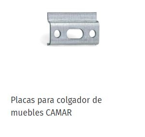 CHAPA COLGADOR R/875 CAMAR 2032x27 Mm 4019034