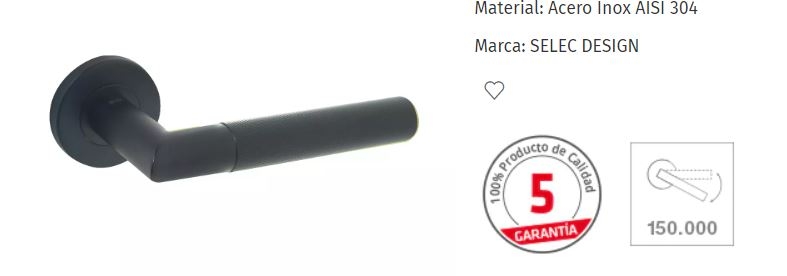 MANIVELA ROSETA SELEC ITACA NEGRA 4169638
