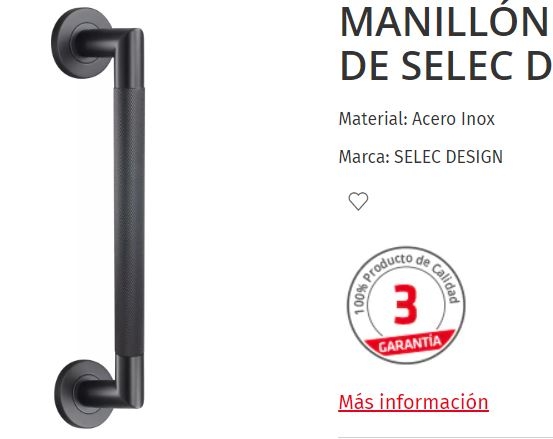 MANILLON ROSETA SELEC ITACA NEGRO 6169748