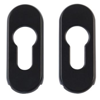 ESCUDO SEGURIDAD 3700 ABIERTO OVAL NEGRO