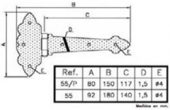 BISAGRA REF 55 140 MM