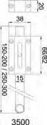PASADOR 3600-250 LATON