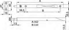 PASADOR 401-150 LATONADO