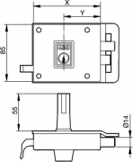 CERRADURA 6 HN 10 IZDA