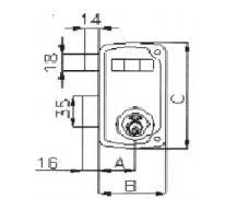 CERRADURA 56 A 70 DCHA LINCE