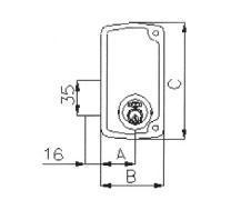 CERRADURA 56 C 70 DCHA HE