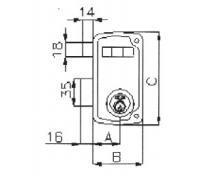 CERRADURA 4506S HE IZDA