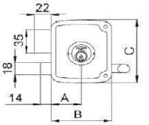 CERRADURA 125 10 DCHA LINCE