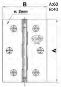 BISAGRA 1002-60X40 CROMO MATE