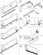 BURLETE 3-820 ALUMINIO ROBLE