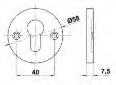 BOCALLAVE ROSETA 21 INOX