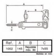 RETENIDA REF 1002 REGU.C/TIRA.