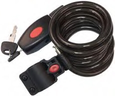 CANDADO 510-1800x10 CABLE NEGRO AMIG