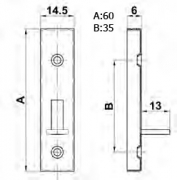 PASADOR 368-60  NIQUEL