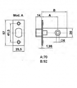 PASADOR MULETILLA 126-70 CUERO