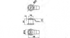 CERRADURA BUZON 3 AMIG