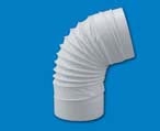 CODO PVC REDONDO FLEXIBLE 100MM REF CRF 100