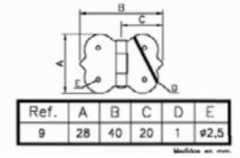 BISAGRA REF 9