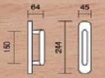 MANILLON 7000-170X170 ACERO INOX