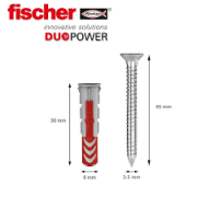 TACO NYLON DUOPOWER 06x30 (100)FISCHER